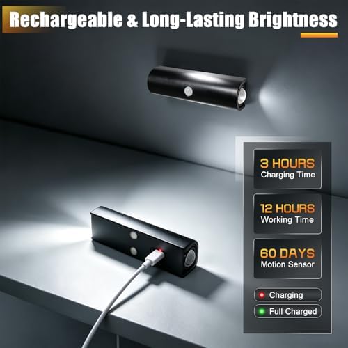 2 Pack Motion Sensor Wall Light, Rechargeable Wall Sconces - Image 6