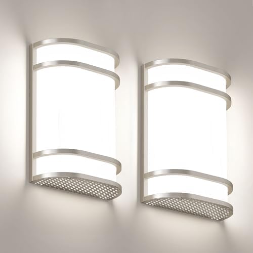 Led Wall Lights Indoor- 2 Pack Modern Wall Sconce Lighting 3000K/4500K/6000K by AKAARI