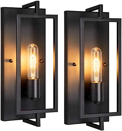 Maylaywood Industrial Wall Sconces Set of 2 Large by Maylaywood