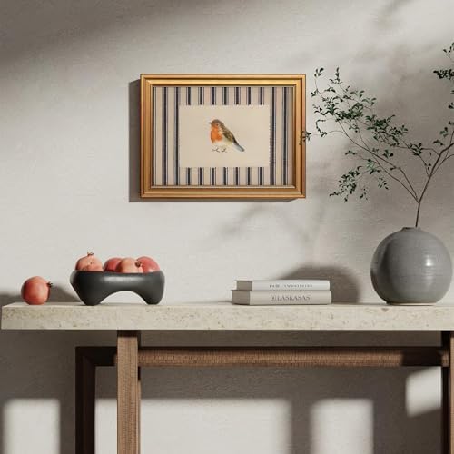 Vintage Gold Framed Bird Wall Art - Image 5