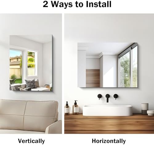 CILIBER Frameless Mirror, 18x24 Mirrors - Image 6
