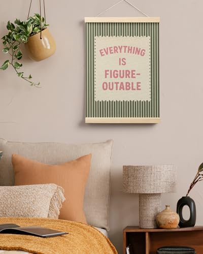 FGFK Everything Is Figureoutable Inspirational Wall Art Poster Hanger Frame - Image 5