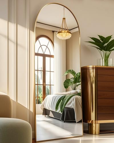 NEARBYSD 58"x18" Arched Full Length Mirror by NEARBYSD