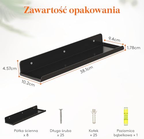 Lifewit Acrylic Floating Shelves - Image 3