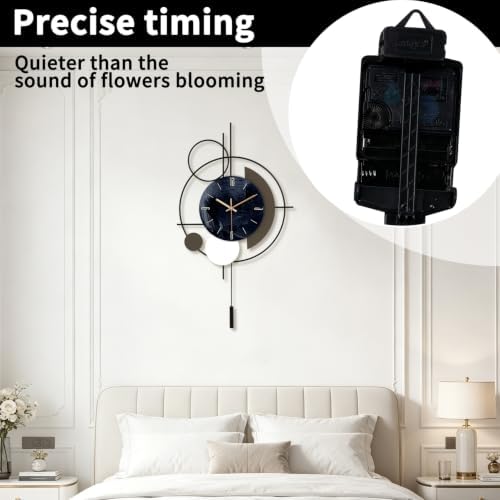 Wall Clock, Silent Quality Quartz Battery Operated - Image 4