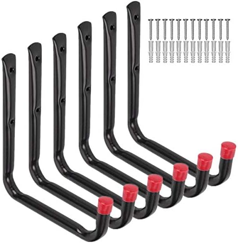 Heavy Duty Utility Garage Storage Hooks, Ladder Storage Hook Wall Mount J by Whrsinlor