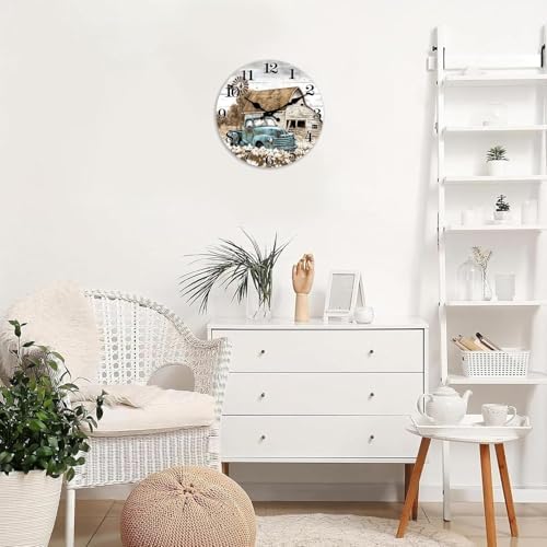 20 Inch Large Farmhouse Barn Wall Clocks Battery Operated - Image 4