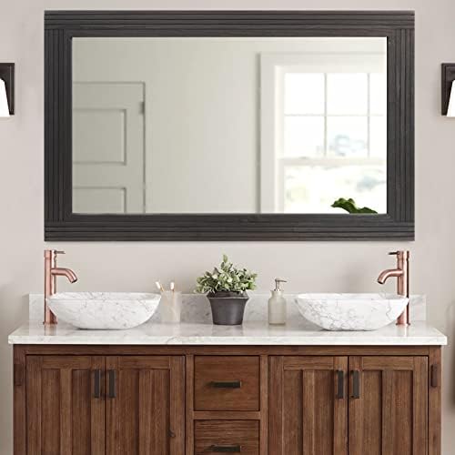 YOSHOOT Hand-Made Wooden Spliced Wall Mirror by YOSHOOT