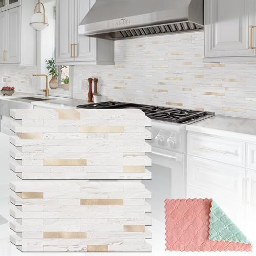 StyloVue 20 Sheets Peel and Stick Backsplash by StyloVue