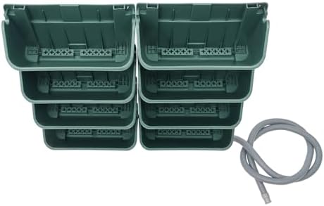 Wall Mounted Planters 8 Pots, Self Watering Vertical Garden Planters - Image 7