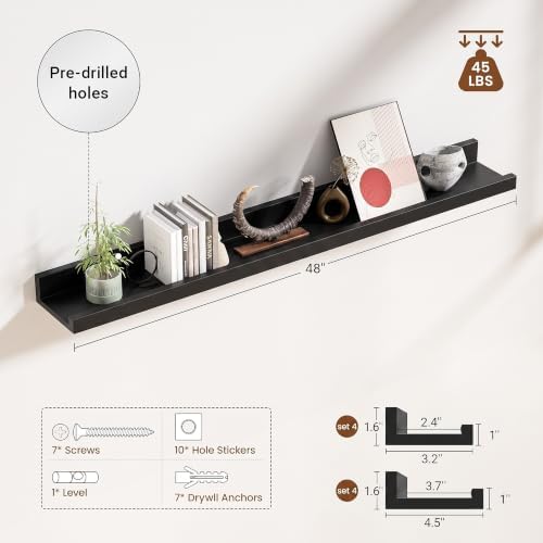 Heimlove 48 Inch Picture Ledge Shelf - Image 2