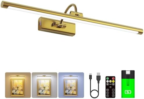 24" Picture Frame Light with 1pcs Extra 8000mAh Battery by Craftersmark