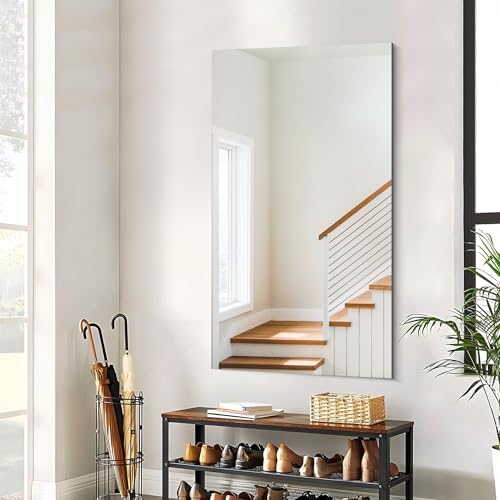 CILIBER Frameless Mirror, 30x55 Rectangle Bathroom Mirrors - Image 7