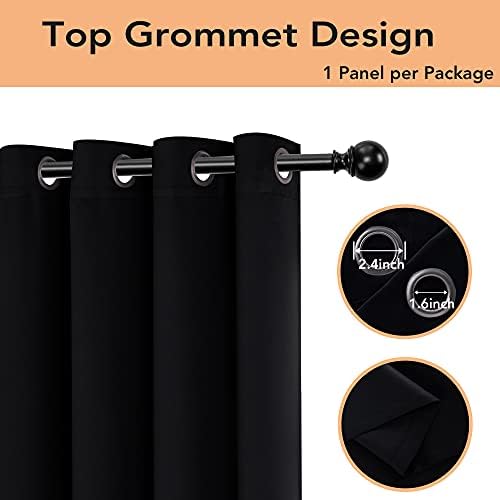 BONZER Room Divider Curtain Grommet Wall Screen Partitions - Image 3