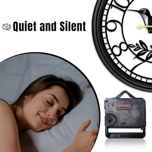 Big Wall Clock - Wall Clocks for Living Room Decor, Quiet and No Ticking - Image 4