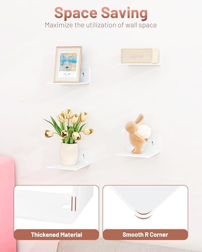 4 Pack Small Wall Shelf - Image 4