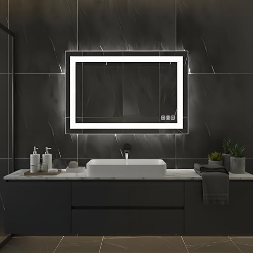 FLJ 28x36 inch Rectangular LED Bathroom Mirror by FLJLEDBathroomMirror