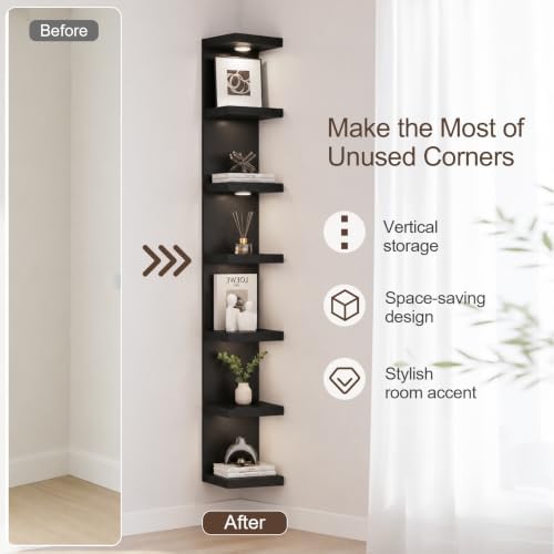 7 Tier Floating Wall Shelf - Image 5