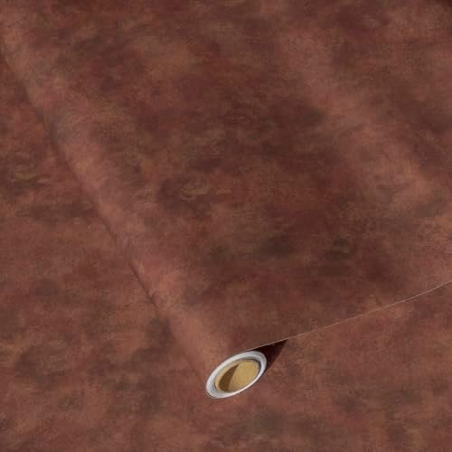 BAYYA Red Wallpaper Stick and Peel Metallic Copper/Gold Contact Paper - Image 2