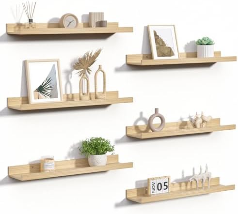 upsimples Floating Shelves for Wall Decor Storage by upsimples