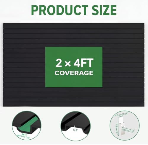 2x4 ft Slatwall Panel, Slatwall Panel Wall Storage Systems - Image 4