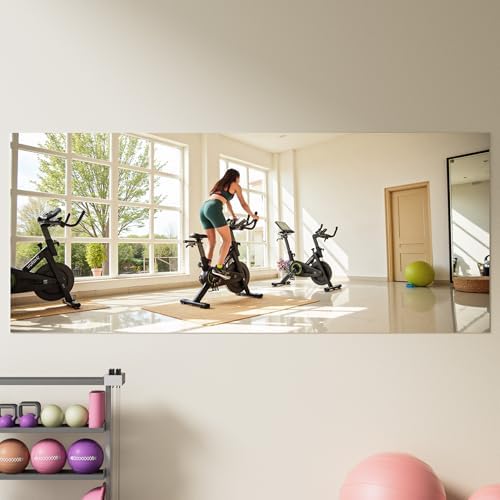 Hasipu Home Gym Workout Mirror 94" L x 39" W-1pcs Large Full Length Mounted by Whatssuitableisthebest