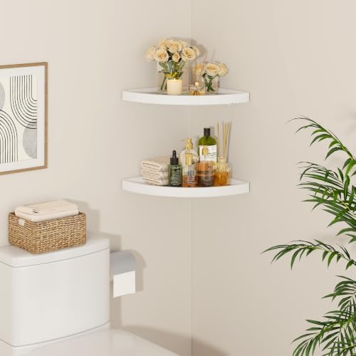 YMYNY Set of Corner Floating Shelves - Image 7