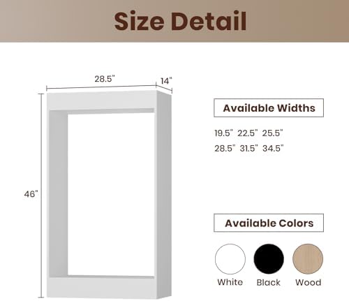 ROOMTEC 28.5" Double Hanging Closet Unit, Modular Closet System - Image 2