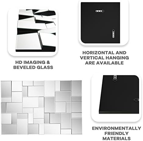 KOHROS 44"x 30" Large Decorative Wall Mirror - Image 5