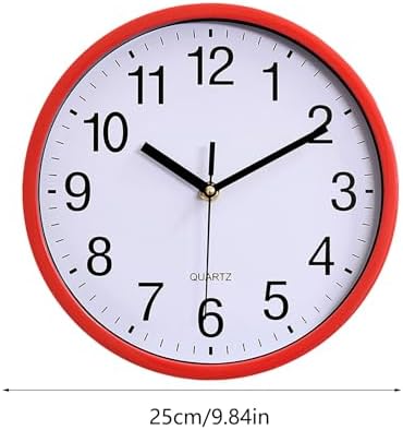 Wall Clock Large, Nonticking Decorative Classic Wall Clock Decorative, Battery - Image 2