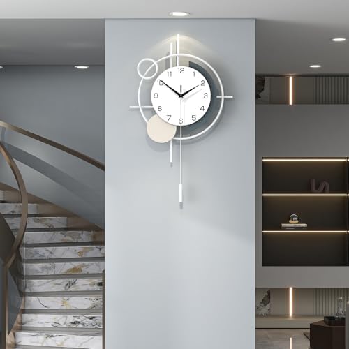Decorative Wall Clock Silent Battery Operated Large Modern Clock by CreativeWallClock