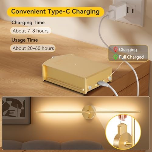 Battery Operated Wall Sconces Set of 2, Remote Control - Image 3