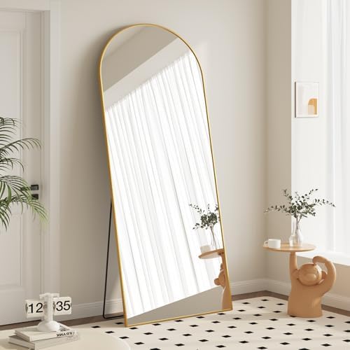 Sweetcrispy 68"x26" Arched Full Length Mirror, Full Body Mirror by Sweetcrispy