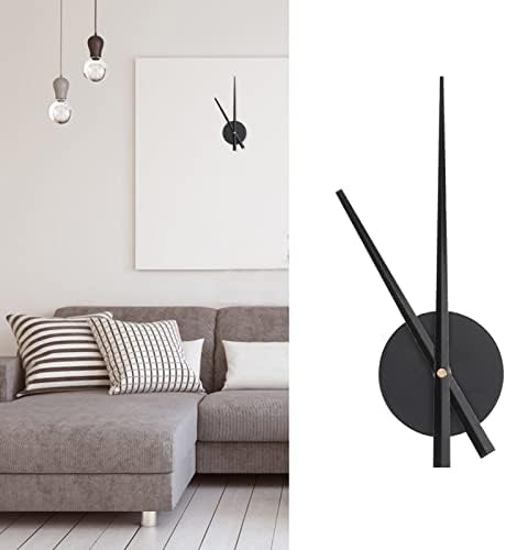 Metal Wall Clock Without Numbers 3D Silver Large Quartz Clocks - Image 2