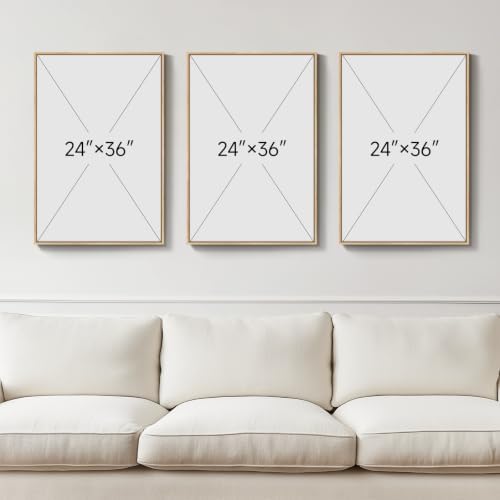 Large Framed Blue White Abstract Wall Art - Image 7