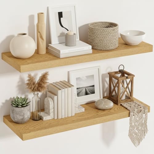 Vivelove 12 Inch Deep Floating Shelves, 36 X 12 Inch by VIVELOVE