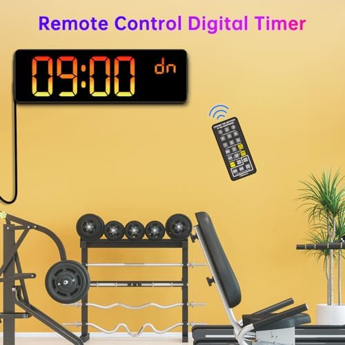 Soobest 14.2 Inch Electric Digital Wall Clock, LED Large Display - Image 5