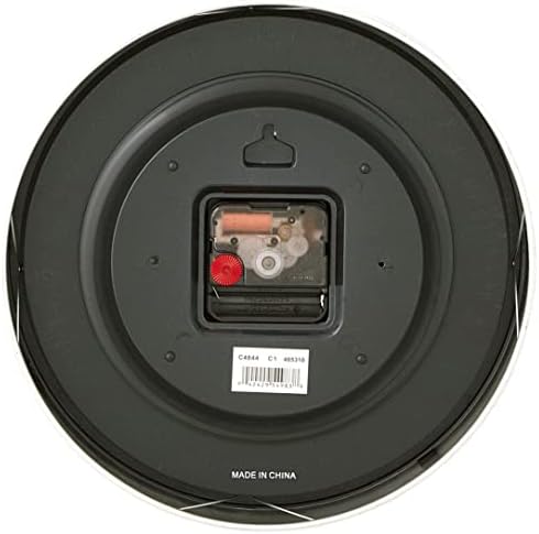 Bulova Winston Wall Clock C4844 | 10" Diameter Metal Design - Image 3