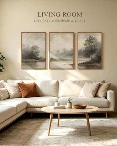 InSimSea Oversized Vintage Landscape Art, River Picture - Image 5