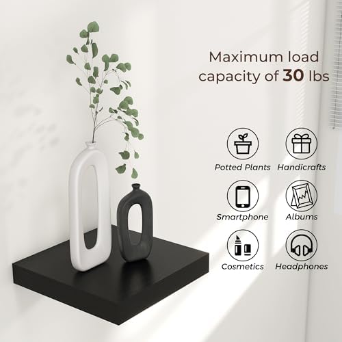 Venusmiles 12"x12" Square Floating Shelves - Image 4