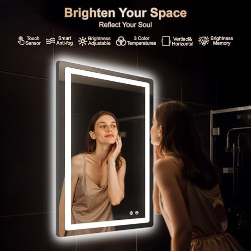 Delma 36x24 LED Bathroom Vanity Mirror - Image 2