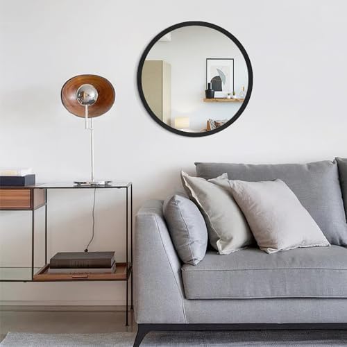 JJUUYOU Round Mirrors for Wall 20 Inch Hanging Circle Mirror for Bathroom - Image 6