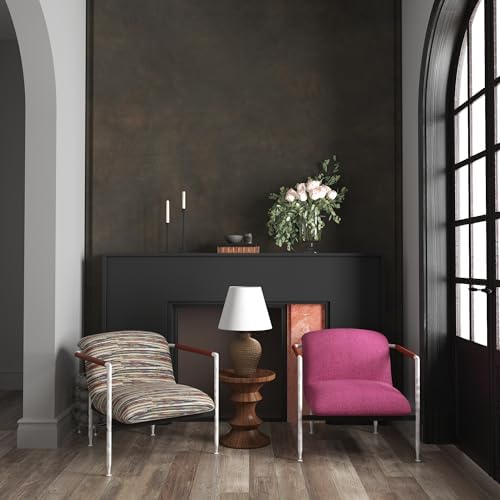 JSEVEM Tan Rusty Concrete Wallpaper Peel and Stick Thick Waterproof Metallic - Image 2
