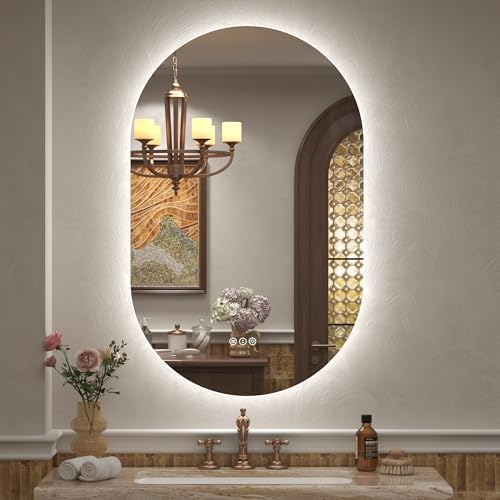 24x36 Inch Oval Backlit LED Bathroom Mirror by VANLIOBathroomMirror