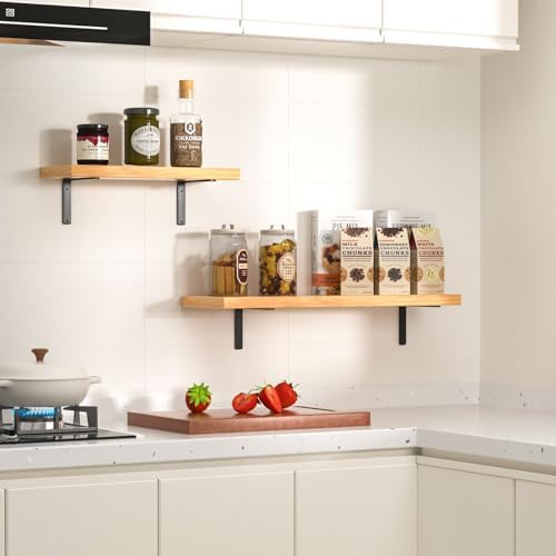 6 Pack - L 9" x H 6" x W1.5, 5mm Thick Black L Shelf Bracket, Iron Shelf - Image 6
