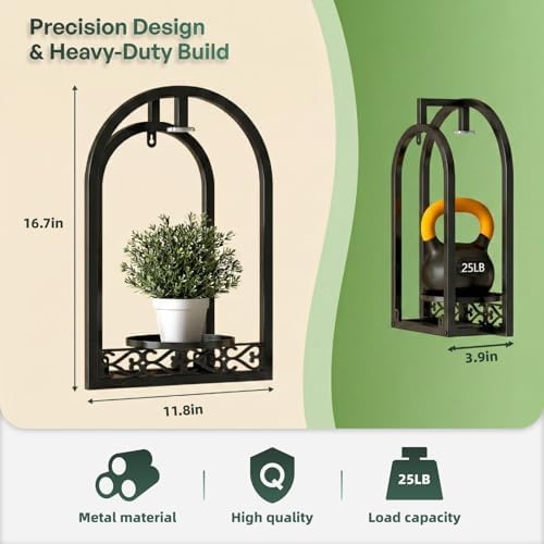 LED Grow Light Wall Hanging Planters - Image 3