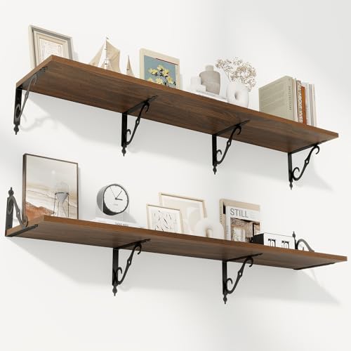 RICHFOCUS 12 Inch Deep Floating Shelves by RICHFOCUS