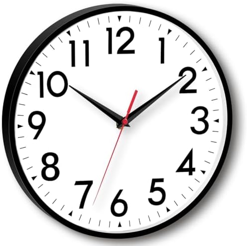 DAXSMY 16 Inch Wall Clock, Battery Operated Silent Non Ticking - Image 2