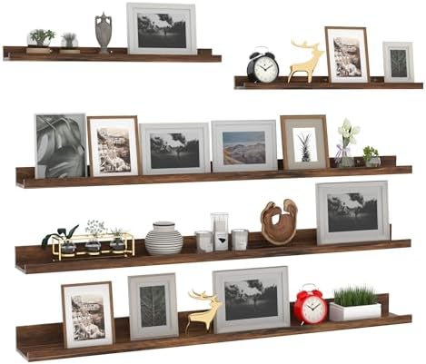 Giftgarden 47 Inch Long Floating Shelves by Giftgarden