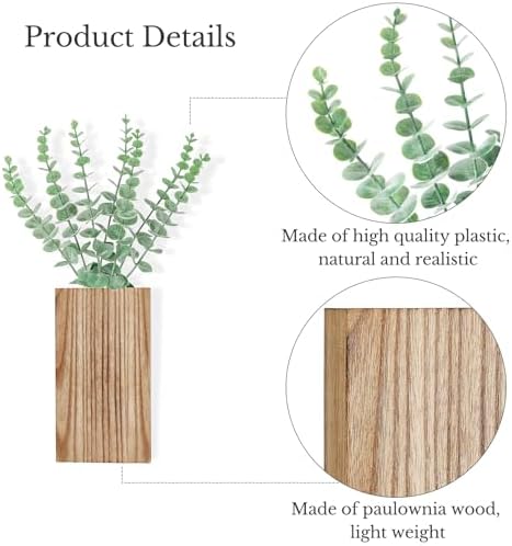 Dahey 2 Pack Wall Planter Vase - Image 6